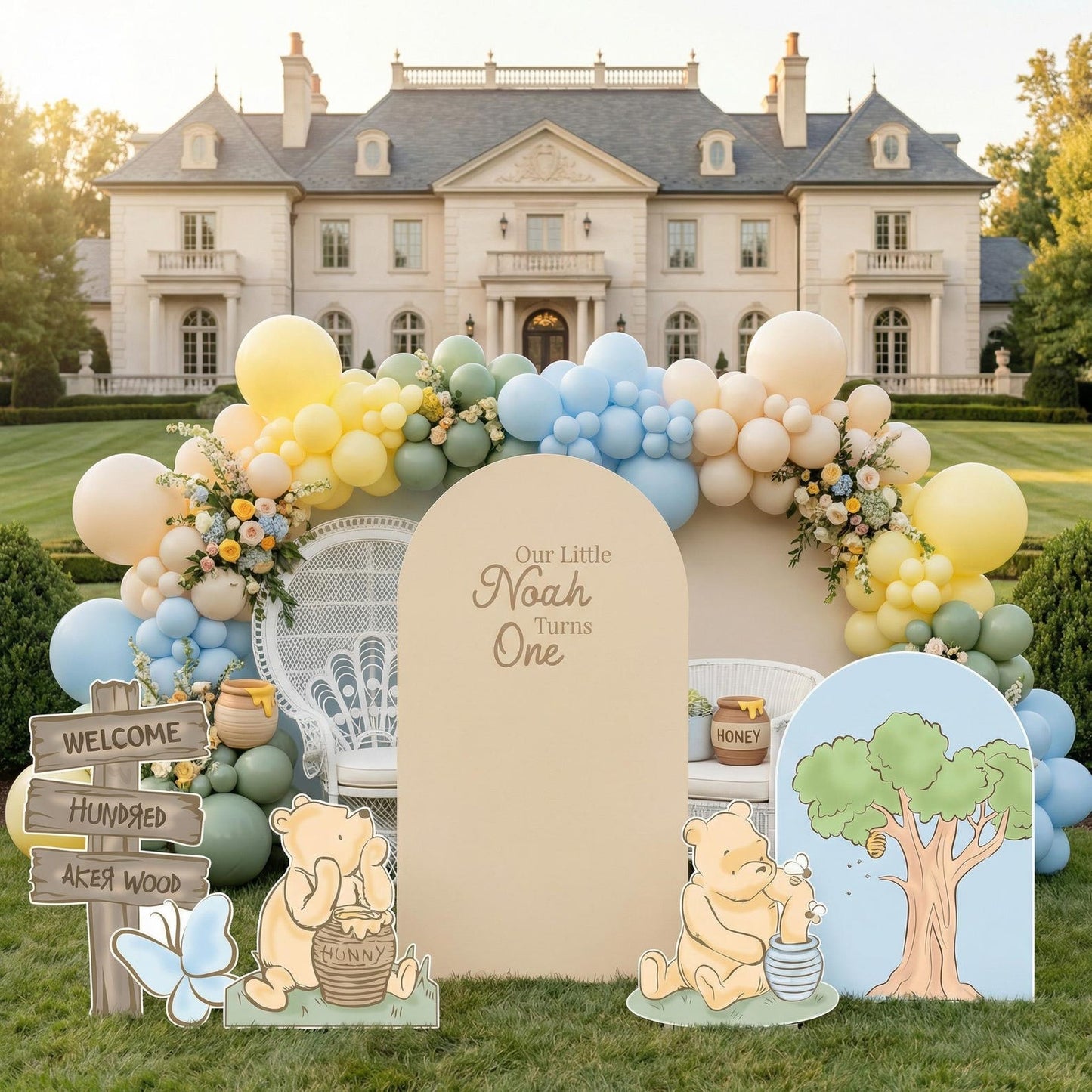 Classic Pooh Storybook Backdrop Collection