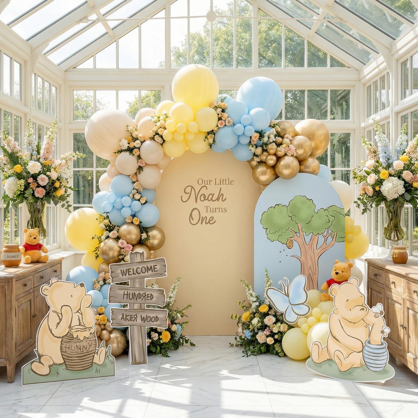 Classic Pooh Storybook Backdrop Collection