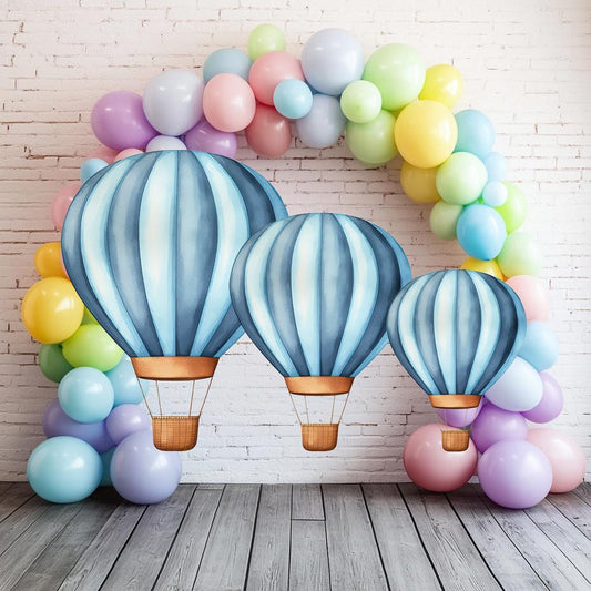 Hot Air Balloon Party Decor Cutout, Backdrop Cutouts, Signs Table Centerpiece, Baby Shower Hot Air Balloon, Coroplast Cutout Party Props