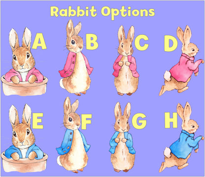 Peter Rabbit Cutout Decoration, Rabbit Baby Shower Decor, Backdrop Decor, Yard Sign Art, Garden Decor,Easter Bunny Art,Rabbit Garden Stakes