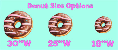 Donuts Cutout Decoration, Donut Baby Shower Decor, Donut Theme Birthday Decorations, Candyland Cutout Decor, Birthday Party Stand Up Prop