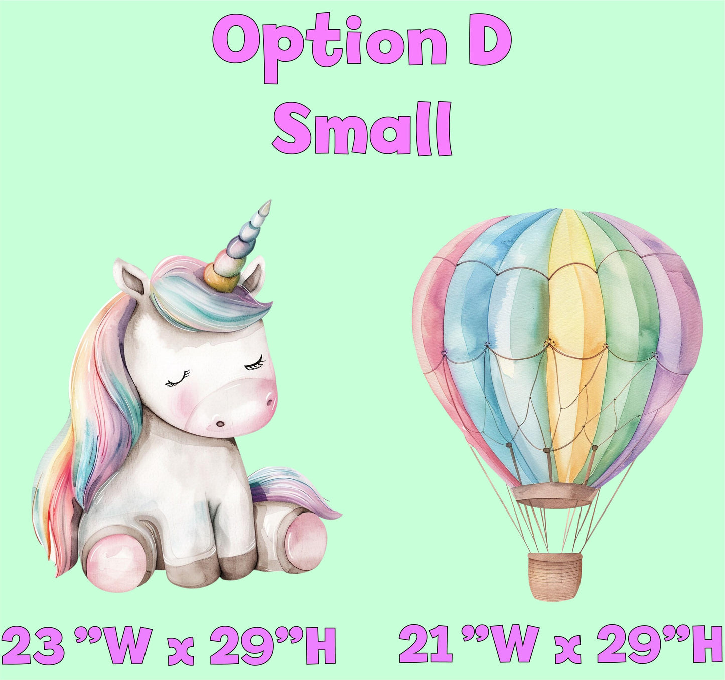 Unicorn Large Cutout, Birthday Party Decorations, Rainbow Unicorn Theme Party, Cutouts Standee Centerpieces,Unicorn Castle Baby Shower Props