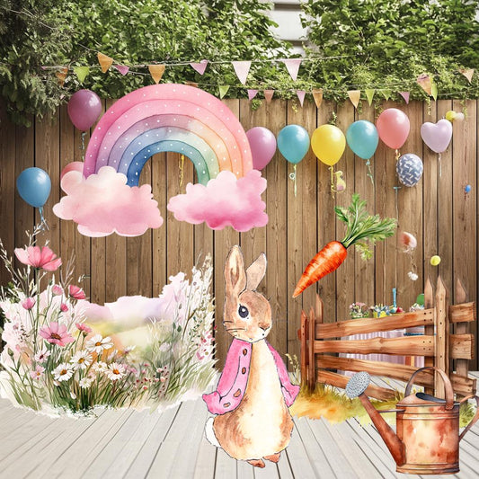 Peter Rabbit Cut Out SET Decoration, Rabbit Baby Shower Decor, Backdrop Decor, Easter Bunnies, Easter Decorations, Easter Yard Decor