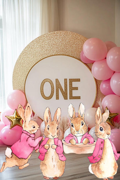 Peter Rabbit Cutout Decoration, Rabbit Baby Shower Decor, Backdrop Decor, Yard Sign Art, Garden Decor,Easter Bunny Art,Rabbit Garden Stakes