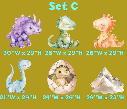Dinosaur Party Decorations, Baby Dinosaur Birthday Cutouts, Custom Dinosaur Yard Signs, Party Props,Dinosaur Baby Shower Party Arch Backdrop