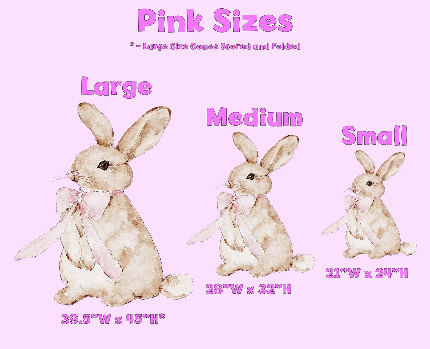 Cute Bunny with Bow Cutout Decoration, Baby Shower Decor, Easter Bunnies, Easter Yard Decor, Pink and Blue Bunny Party Props, Peter Rabbit