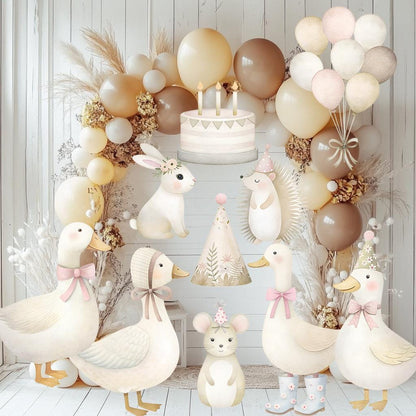 Silly Goose Baby Shower Theme, Silly Goose Cutout, Silly Goose Birthday Decor, Lucky Duck, Vintage Goose Party Decor, One Silly Goose