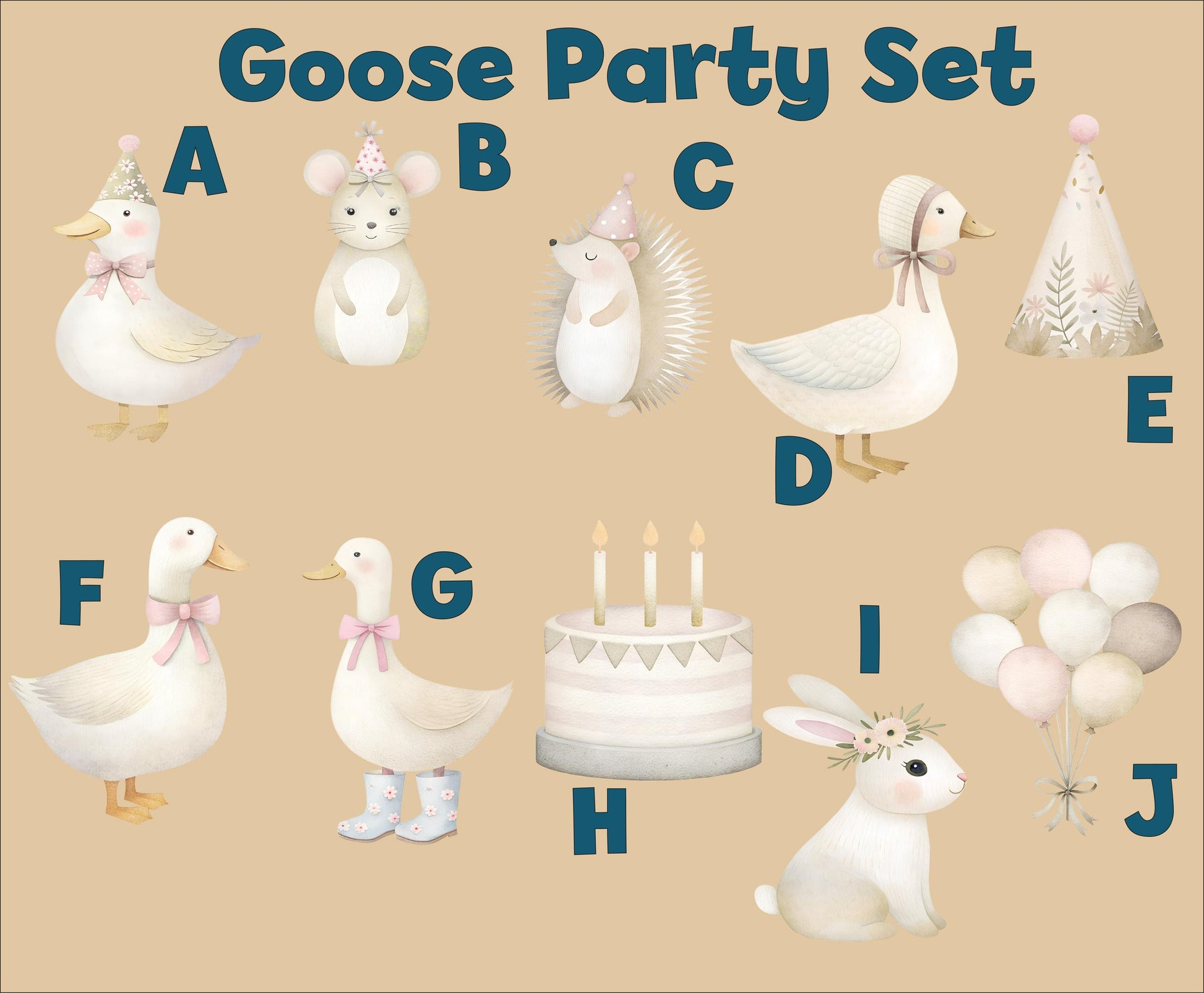 Silly Goose Baby Shower Theme, Silly Goose Cutout, Silly Goose Birthday Decor, Lucky Duck, Vintage Goose Party Decor, One Silly Goose
