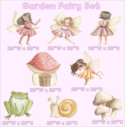 Fairy Garden Watercolor Cutout, Whimsical Fairy Baby Shower, Enchanted Fairy, Fairytale, Princess, Watercolor Centerpieces, Birthday Decor