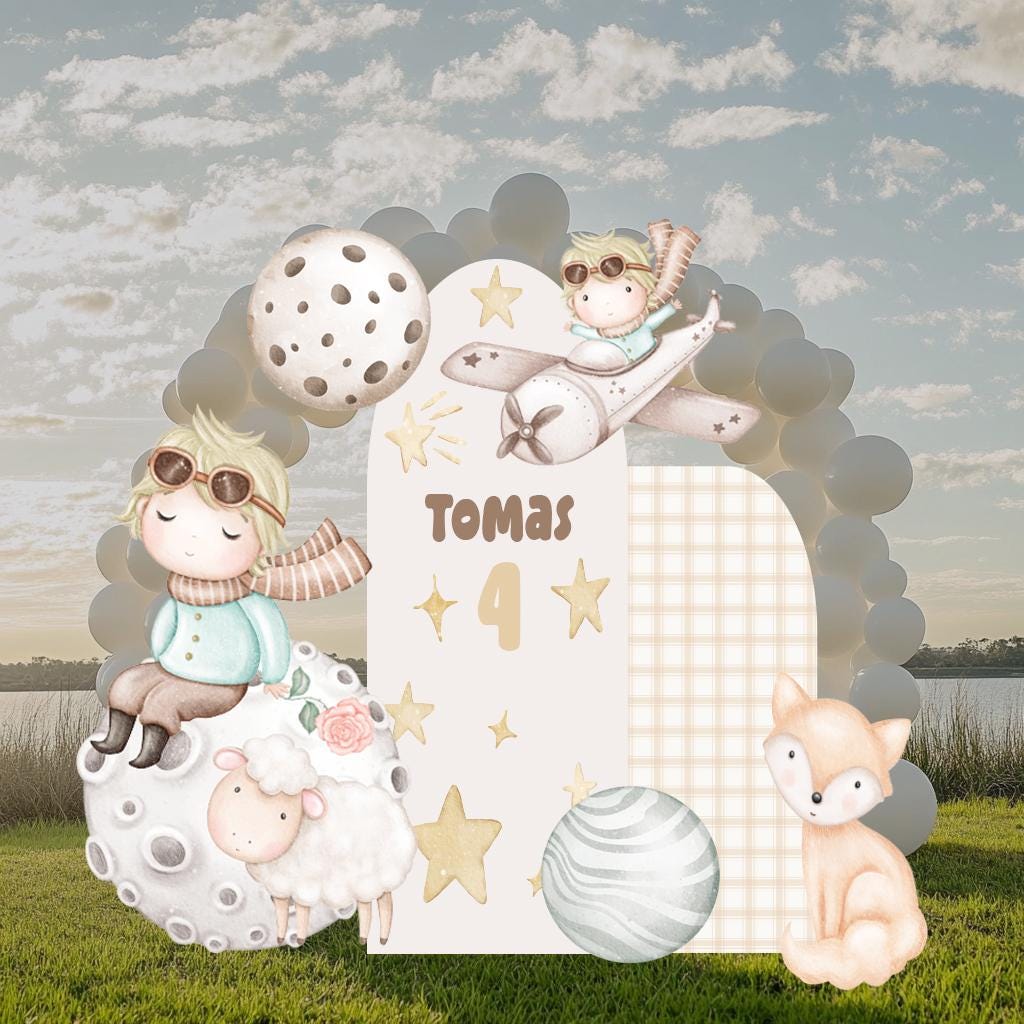 Little Prince Cutouts, Adventure Baby Shower, Storybook Birthday, Whimsical First Birthday Decor, Signs, Aviator Plane, Adventure, Travel