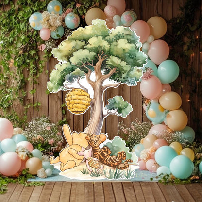 Classic Winnie the Pooh Cutout Decoration, Baby Shower Decor, Backdrop, Yard Sign, Honey Bear, Baby Birthday, Classic Bear, Gender Reveal