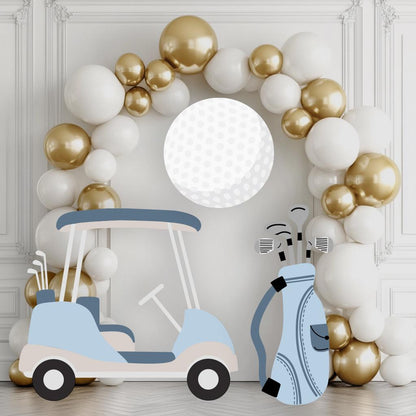 Golf Cutouts, Golf Themed Party Decor, Golf Cart, Girls or Boys Golf Baby Shower, Twins Decor, First Birthday, Hole in One Birthday, Props