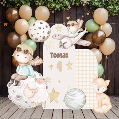 Little Prince Cutouts, Adventure Baby Shower, Storybook Birthday, Whimsical First Birthday Decor, Signs, Aviator Plane, Adventure, Travel