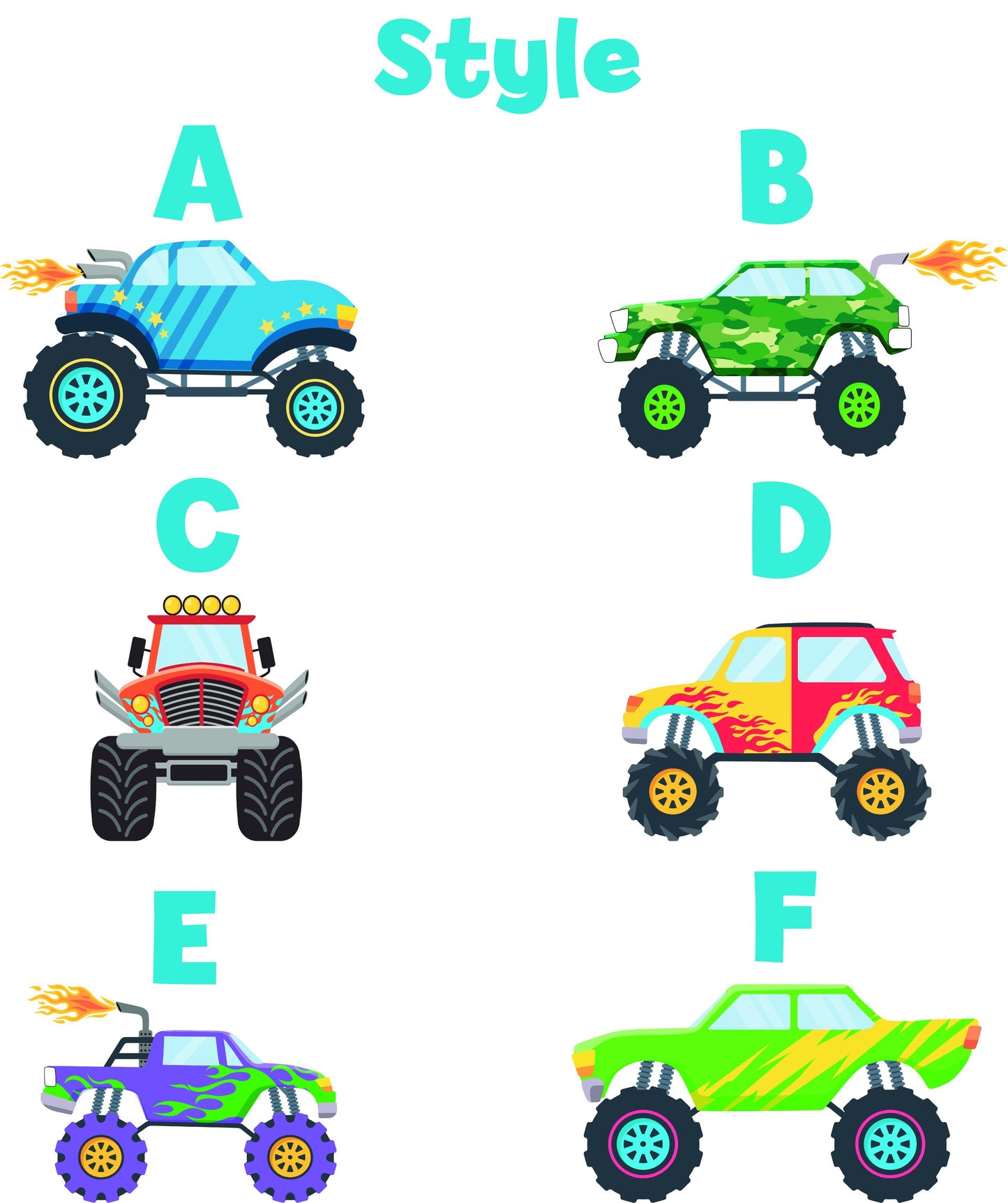 Monster Truck Birthday Cutouts, Monster Truck Decoration, Monster Truck Props, Boys Birthday Party Decor, Monster Jam Party, Cars, Lawn Sign