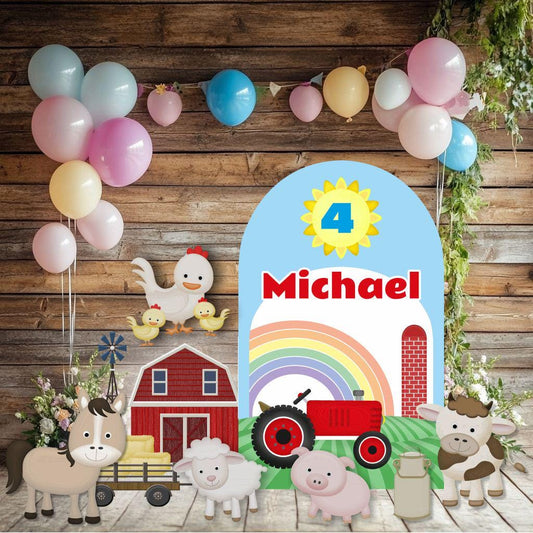 Farm Animals Cutouts Set, Ranch Animals Party, Barnyard Birthday Prop, Farm Animal Standee, Baby Shower,Farm Themed Party Decor,Centerpieces