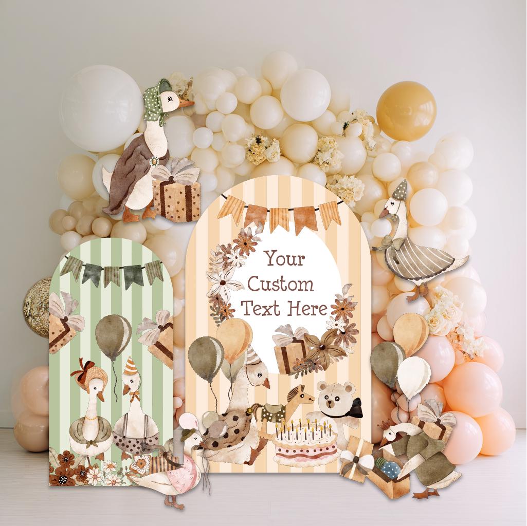 Silly Goose Neutral Baby Shower Theme, Silly Goose Cutout, One Silly Goose, Silly Goose Birthday Decor, Stand Up Prop, Vintage Goose Party