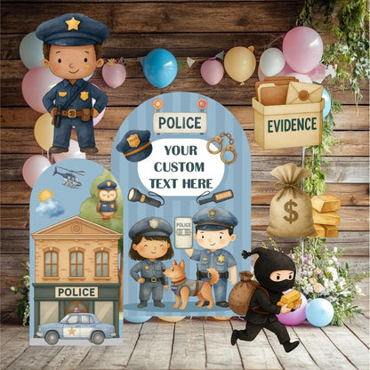 Police Cutouts, Police Station, Policeman Party, Police Theme Birthday Party, Vehicle Party, 3rd Birthday Boy, Party Supplies,Police Officer
