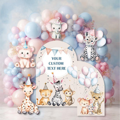 Party Animals Birthday Cutouts, Safari Animals Birthday Decor, Party Hats, Baby Shower, Wild One, Birthday Decor, Two Wild, Welcome Sign