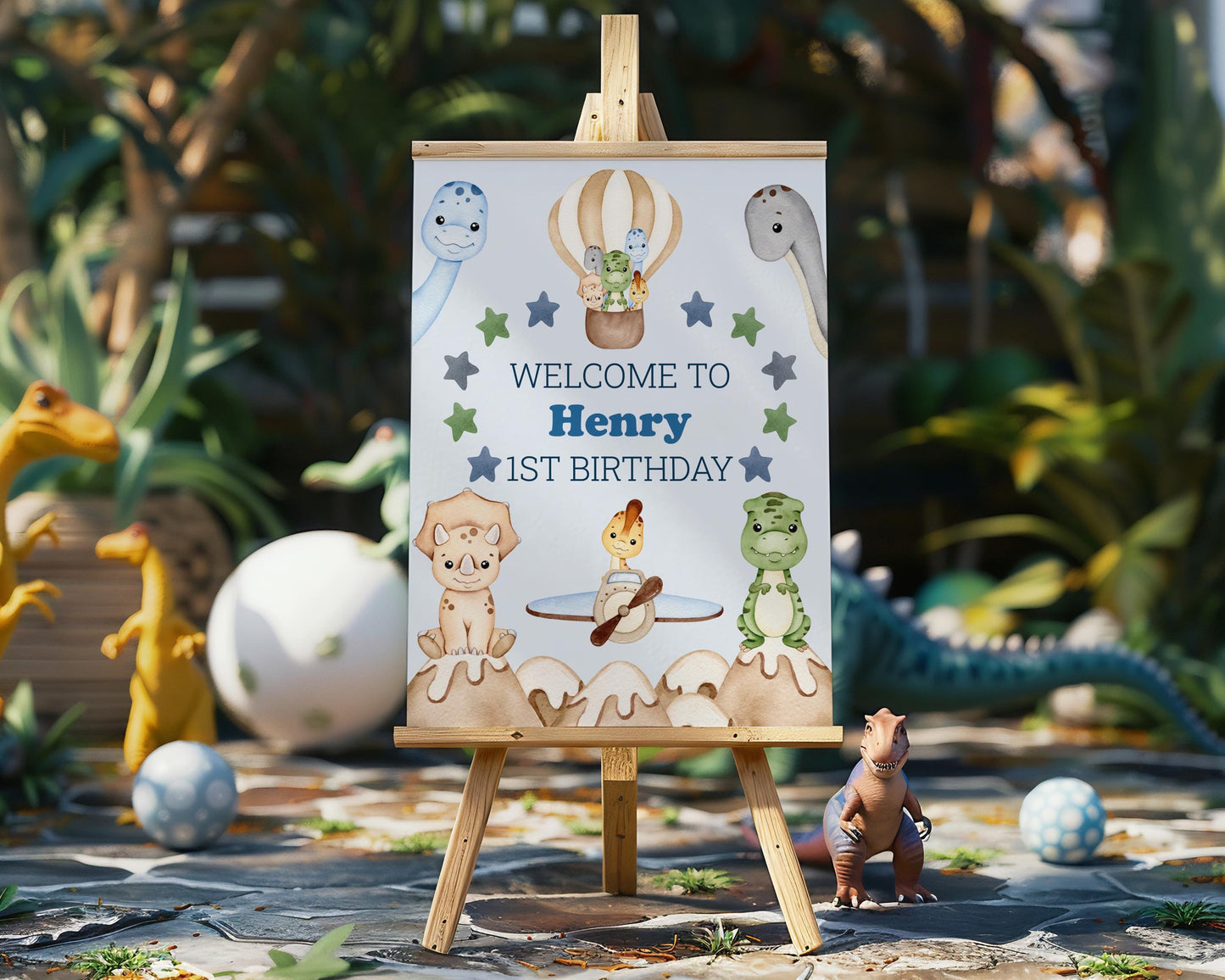 Dinosaur Party Cutouts, Party Decor, Air Transport, Hot Air Balloons, Baby Dino Birthday Party, Party Props, Dinosaur Baby Shower, Airplane