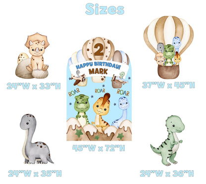 Dinosaur Party Cutouts, Party Decor, Air Transport, Hot Air Balloons, Baby Dino Birthday Party, Party Props, Dinosaur Baby Shower, Airplane