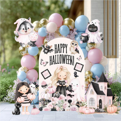 Pink Halloween Cutouts, Halloween Decor, Fall Decor, Lawn Sign, Yard Sign, Witch, Ghost, Black Cat, Spooky, Spooky Season, Skeleton, Pumpkin