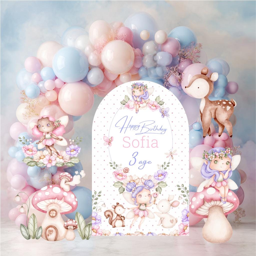 Fairy First Birthday Cutouts, Fairy Baby Shower, Fairy Garden, Fairy House, 1st Birthday, Welcome Sign, Woodland Birthday, Party Props