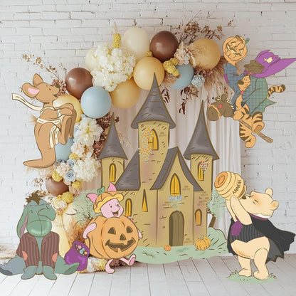 Halloween Winnie the Pooh Cutouts, Yard Art, Spooky Decor, Halloween Decor, Baby Shower Decor, Yard Sign, Halloween Party Props