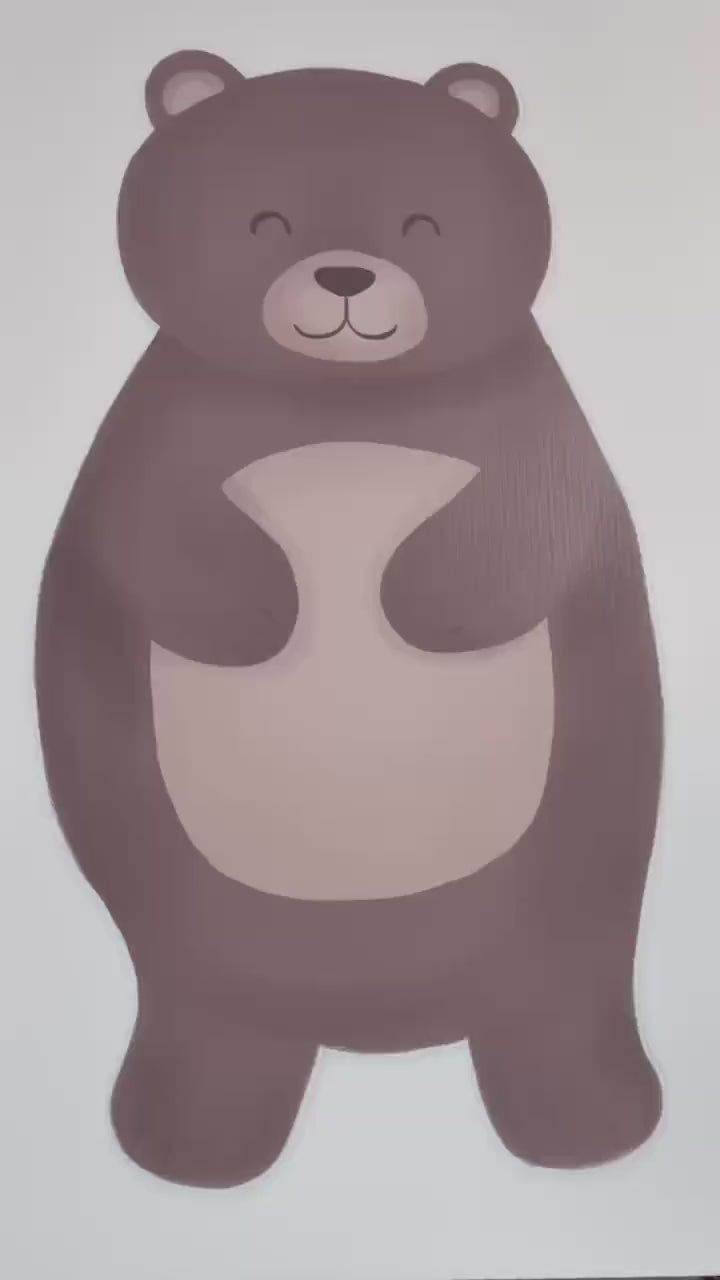 Woodland Animals Cutout, Forest Animals Birthday Decoration, Watercolor Centerpieces, Woodland Baby Shower Decoration, Party Stand Up Prop