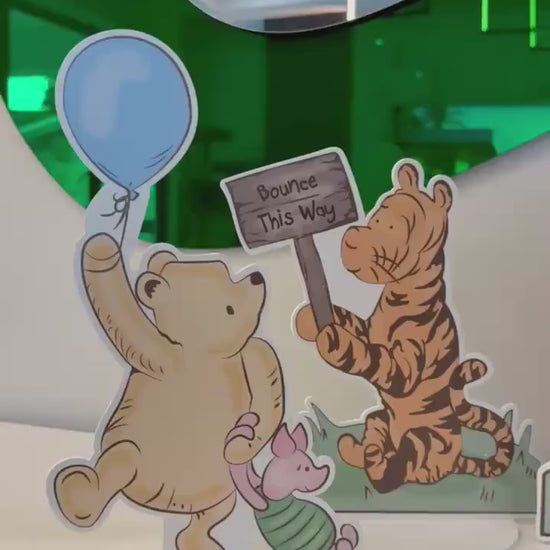 Classic Winnie the Pooh and Friends Double-Sided Table Centerpieces Set 6, Baby Shower, Nursery Decor, Table Decor, Birthday Decorations